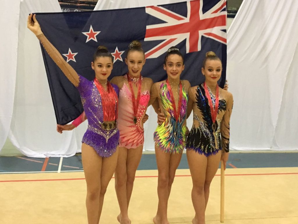 NZ junior rhythmic win bronze in namibia GymnasticsNZ