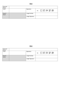 Judging slips 2017 Difficulty | GymnasticsNZ