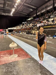 Courtney McGregor silver medal vault DTB Pokal Germany