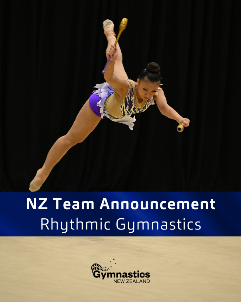 rhythmic gymnast Anita Cheng butterfly leap clubs