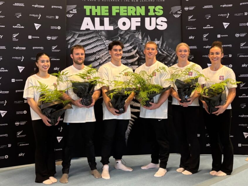 NZ Team artistic gymnastics Glasgow 2026 Commonwelath Games